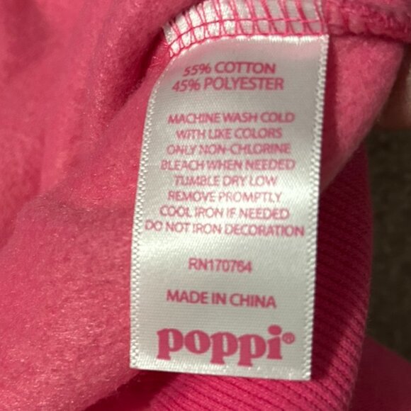 NWT Poppi ⭐️SET⭐️ Pink Joggers and Sweat Shirt Women's Size XL - Picture 10 of 16